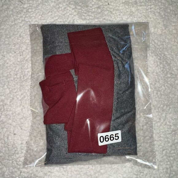 Harry Potter Unisex Gray Black Maroon Graphic Quidditch Full Zip Sweatshirt Size - Picture 13 of 13